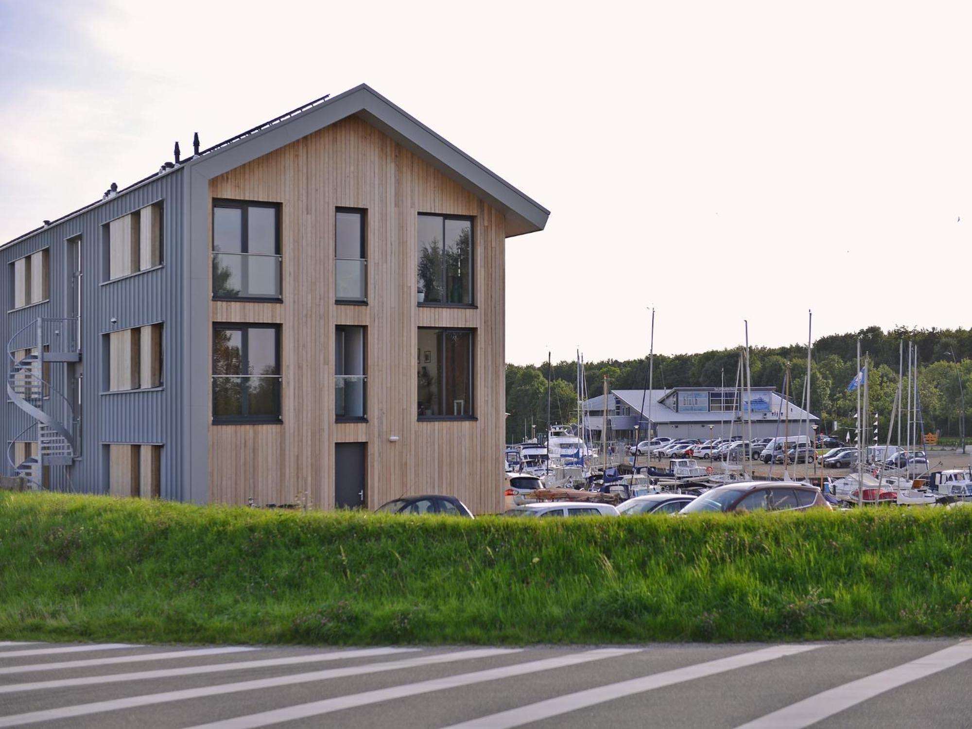 Waterlodge Blue Lagoon On A Jetty For 4 People Kamperland Exterior foto